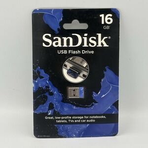 SanDisk Flash Drive 16GB USB Memory Stick Mini USB‎ Flash Drive